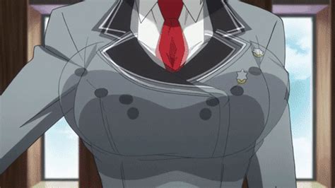 gif de seins|25 poitrines qui prouvent que dans les animes la loi de la ...